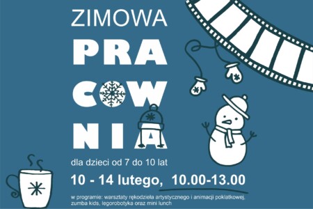 ZIMOWA PRACOWNIA plakat x