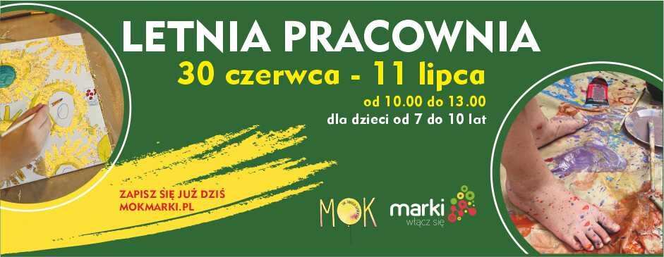 LETNIA PRACOWNIA baner na stronę MOK x