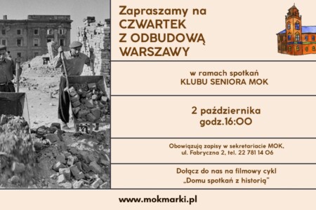 Post na Facebooka Zapraszamy na CZWARTEK Z ODBUDOWĄ WARSZAWY ( ×  px)