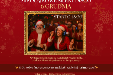 MIKOŁAJKOWE SILENT DISCO (Post na Facebooka)