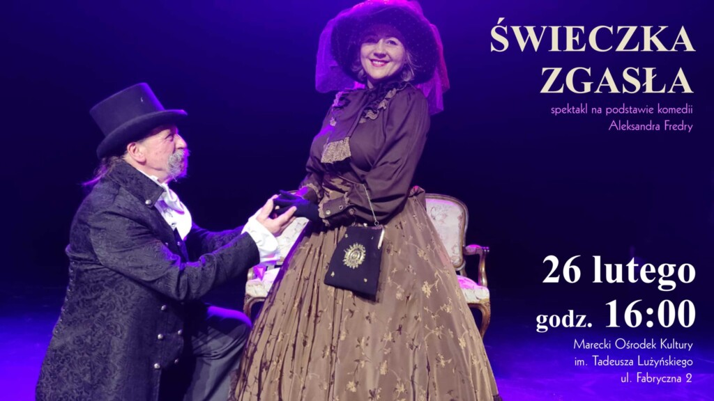 ŚWIECZKA ZGASŁA plakat poziom